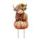 Glitzhome® 29.75" Fall Highland Cow Yard Stake or Wall Decor